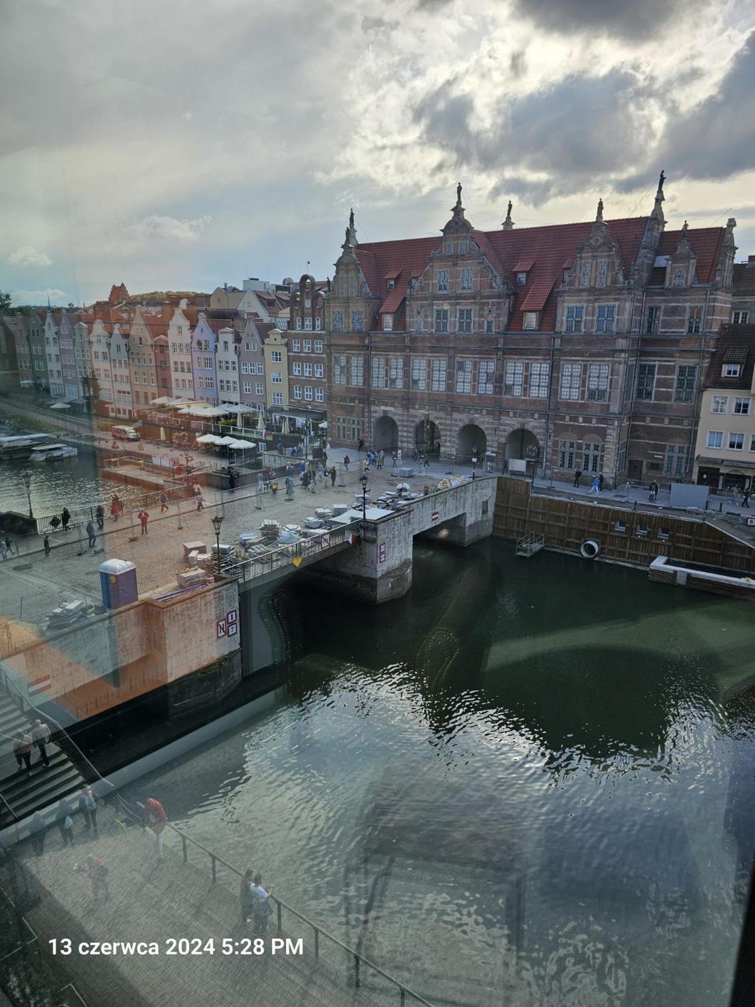 Apartament Chmielna Z Widokiem Na Rzeke Gdansk Exterior foto