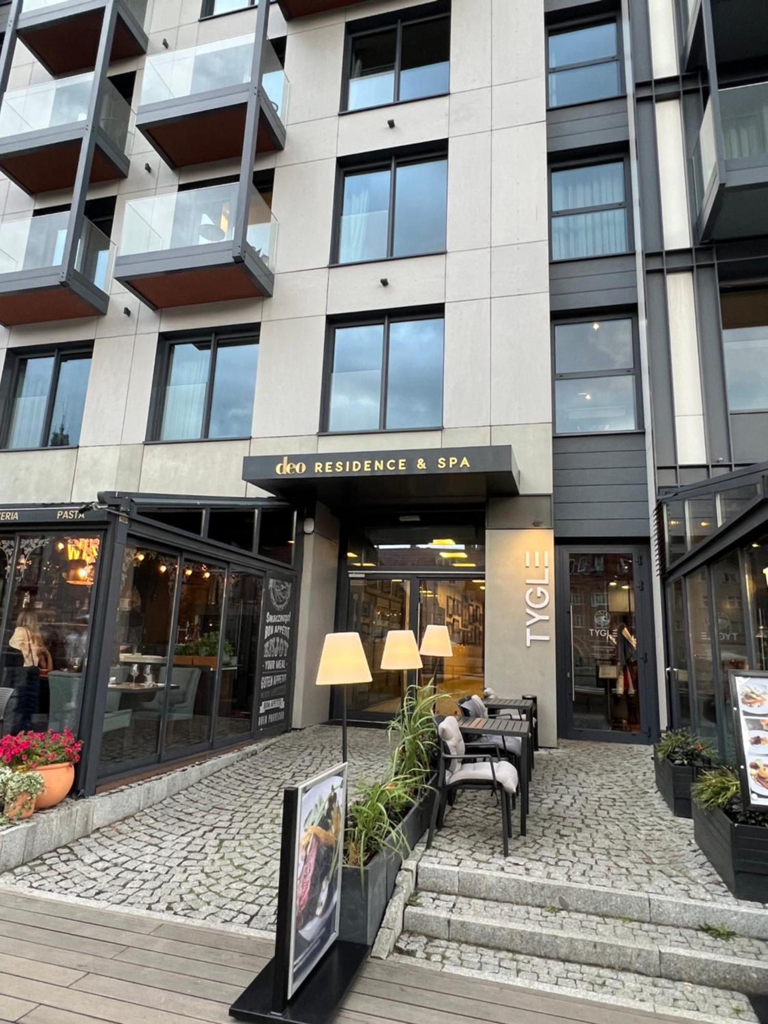 Apartament Chmielna Z Widokiem Na Rzeke Gdansk Exterior foto